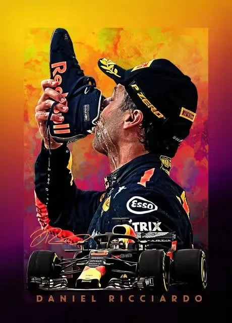 Formula 1 Racing Legend Lewis Hamilton Poster