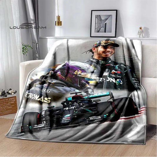 Lewis Hamilton F1 Racing car Sofa Blanket