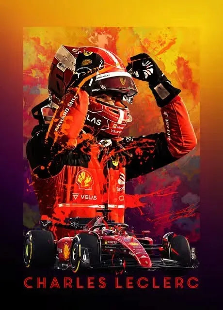 Formula 1 Racing Legend Lewis Hamilton Poster