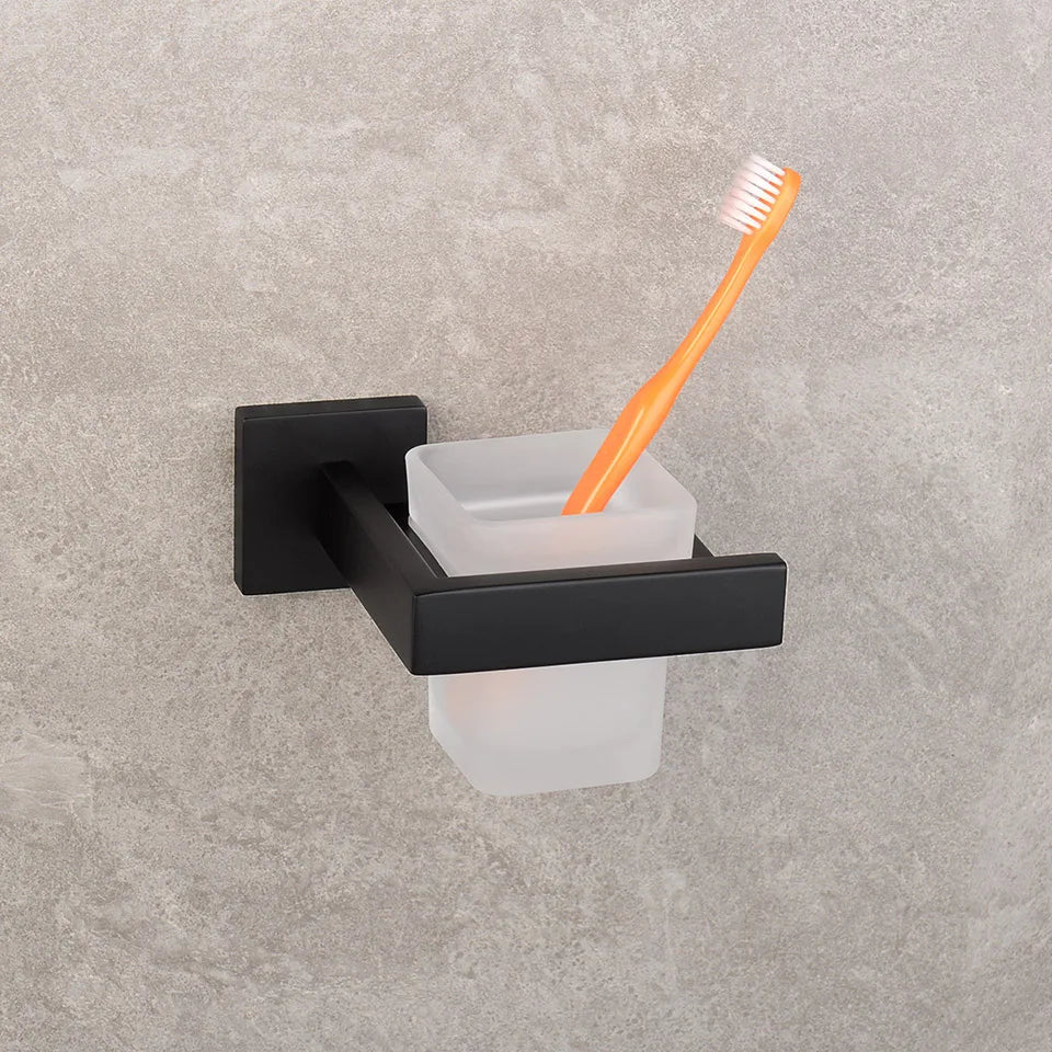 Matte Black Bathroom Hardware Sets