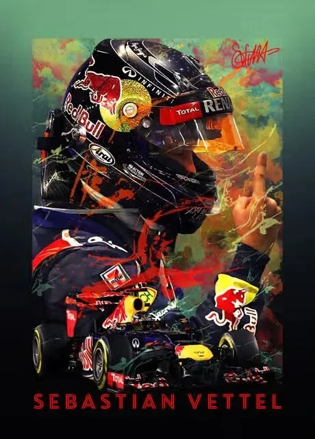 Formula 1 Racing Legend Lewis Hamilton Poster