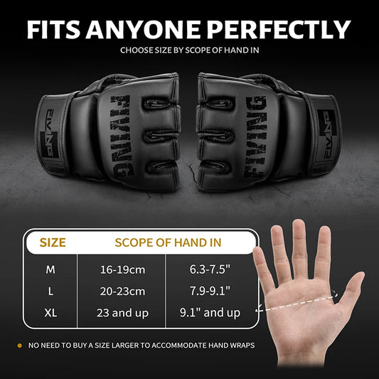 FIVING Half Finger Boxing MMA Gloves