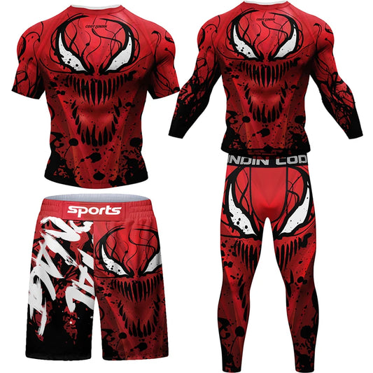 MMA T-shirt Shorts Set