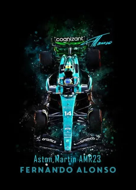 Formula 1 Racing Legend Lewis Hamilton Poster