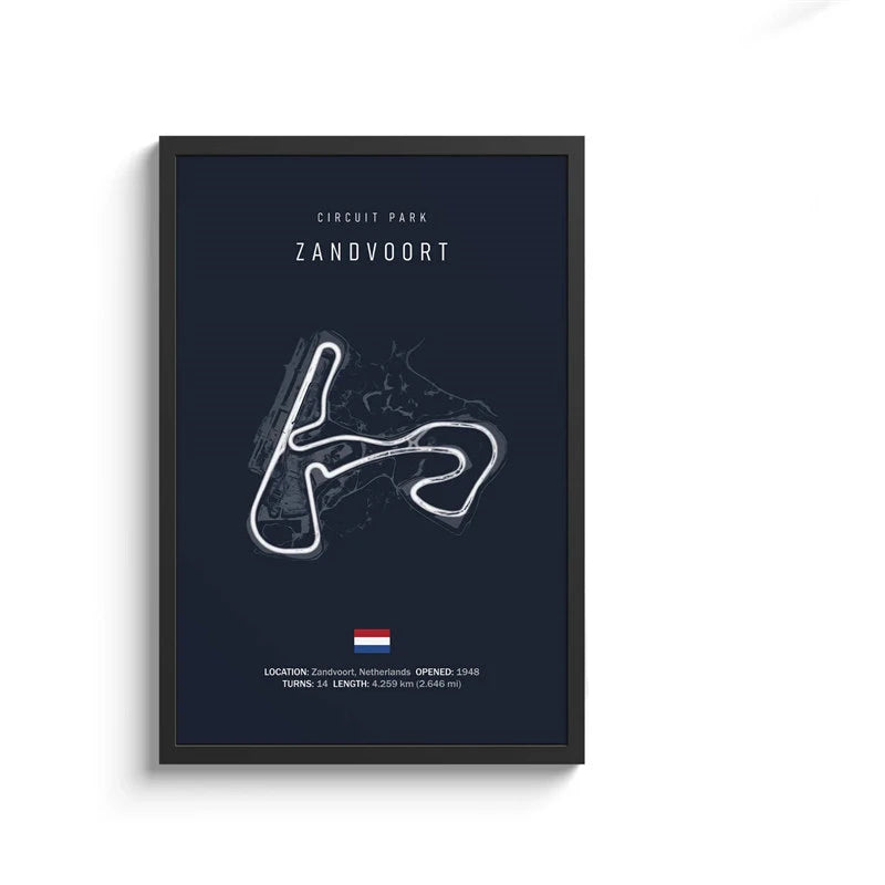 Formula 1 International Track Circuit Canvas