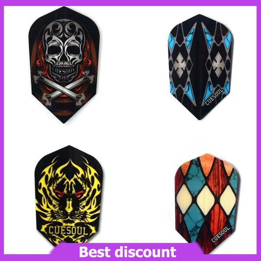 3PCS Dart Flights CUESOUL (6 Type Available)