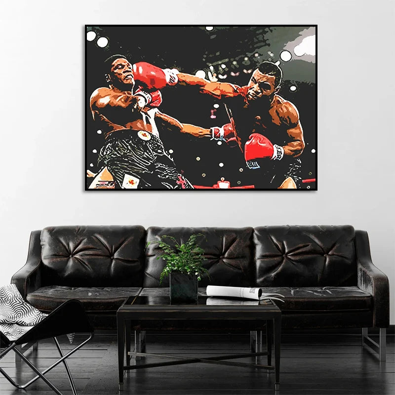 Boxing Mike Tyson Art Posters Variety of Styles