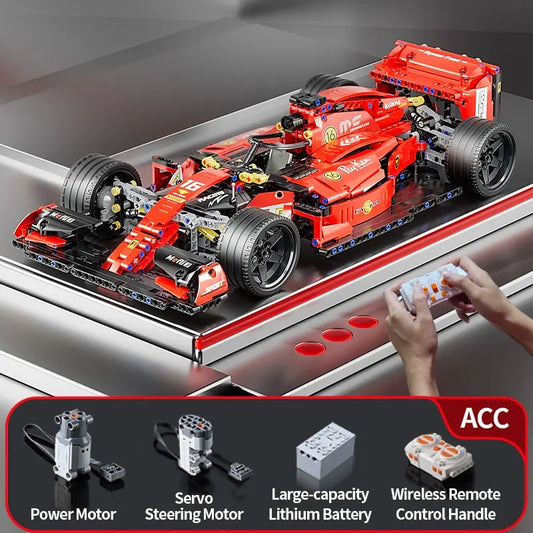 F1 Building Sets MOC Remote Control Collectible Model Car Kits