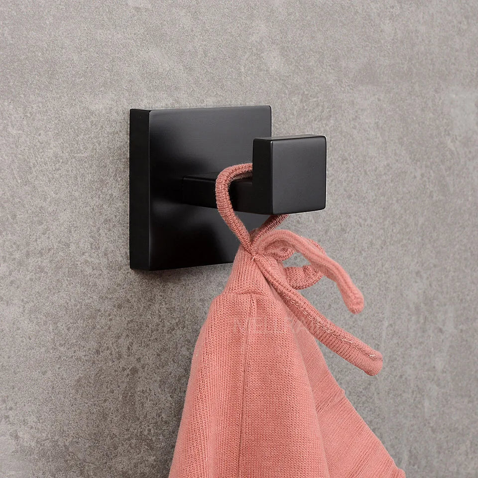 Matte Black Bathroom Hardware Sets