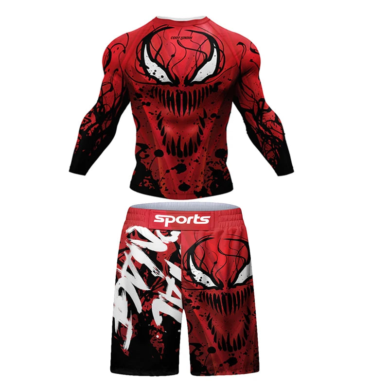 MMA T-shirt Shorts Set