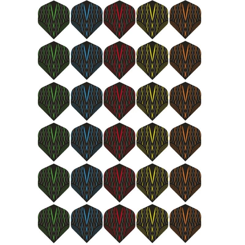 30Pcs/Pack Feather Tail Dart Flights Styles