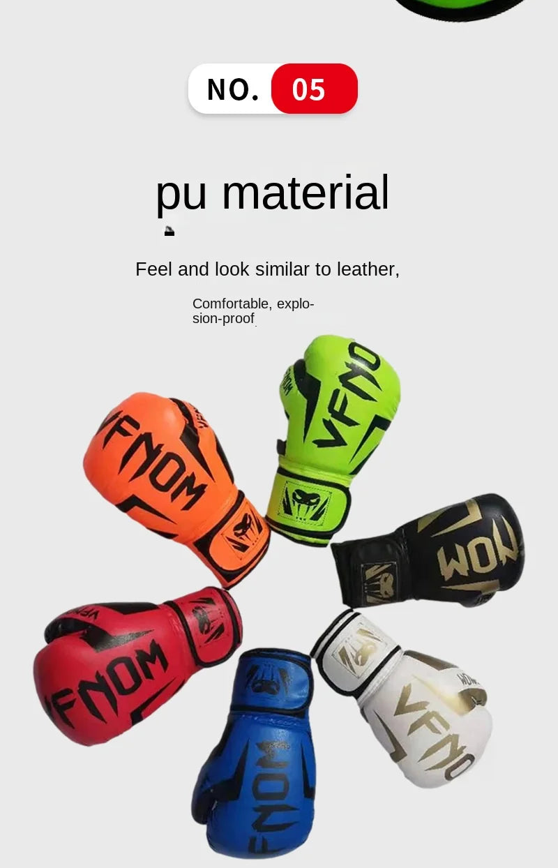 6/12Oz Professional Boxing Gloves Different Styles Available