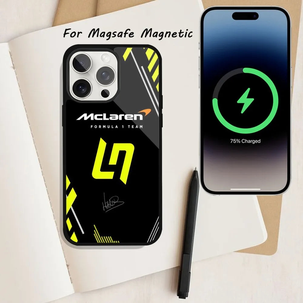 Formula 1 Lando Norris Wireless Charging Phone Case