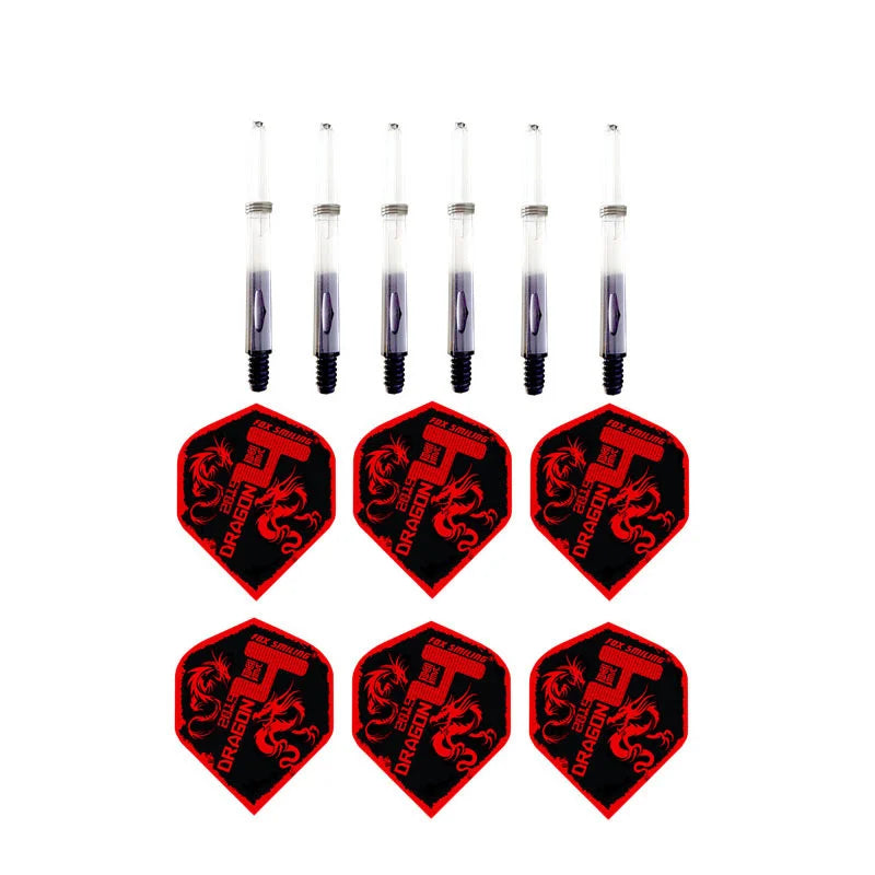 35mm Nylon Dart Shafts With Darts Flights Set