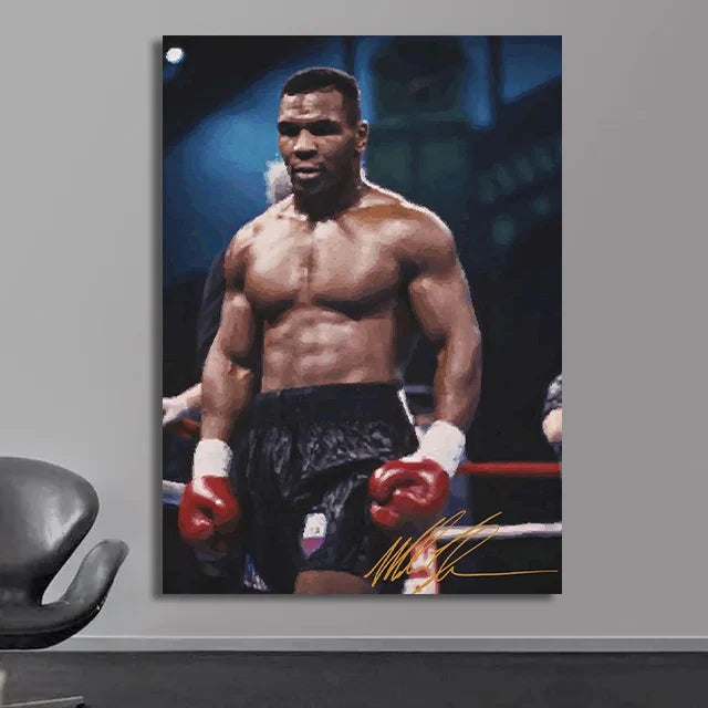 Boxing Wall Art Poster Mike Tyson Motivational Quote Many Options Available