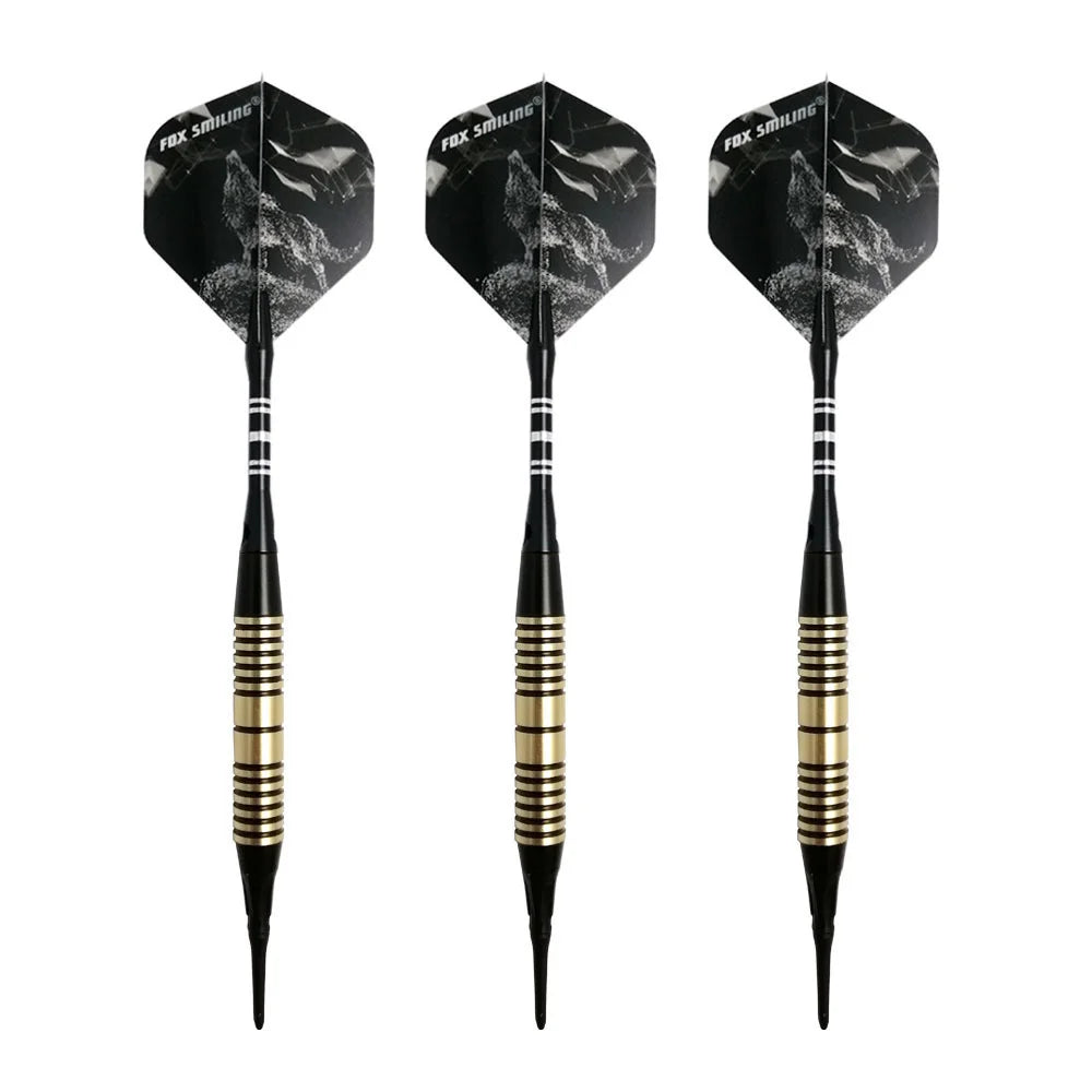 18g Fox Smiling Darts 3PCS Flights, 3PCS Shafts