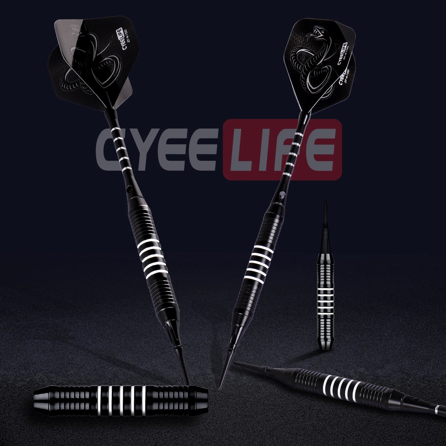 18g CyeeLife Soft tipped Darts Professional Indoor plastic tip Darts Set