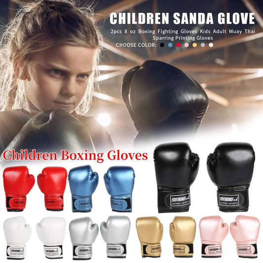 8 oz Boxing Leather Gloves for Kids