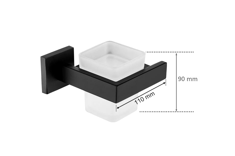 Matte Black Bathroom Hardware Sets