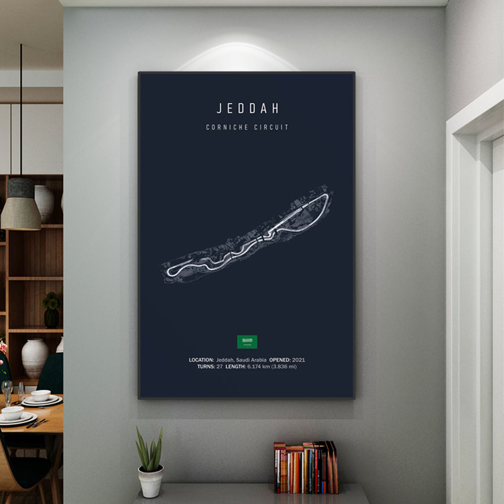 Formula 1 International Track Circuit Canvas