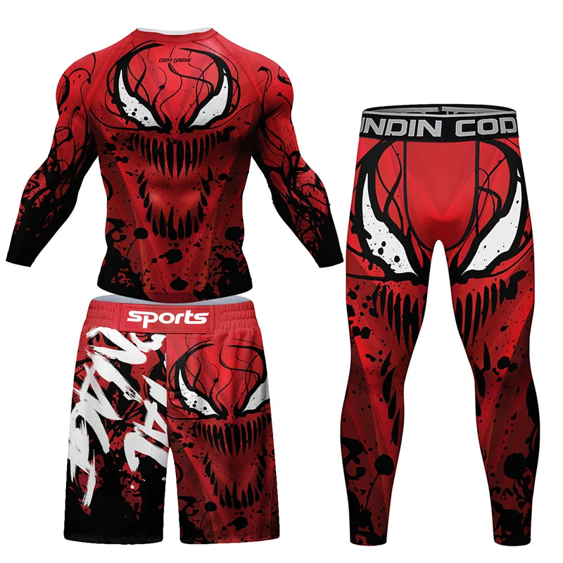 MMA T-shirt Shorts Set