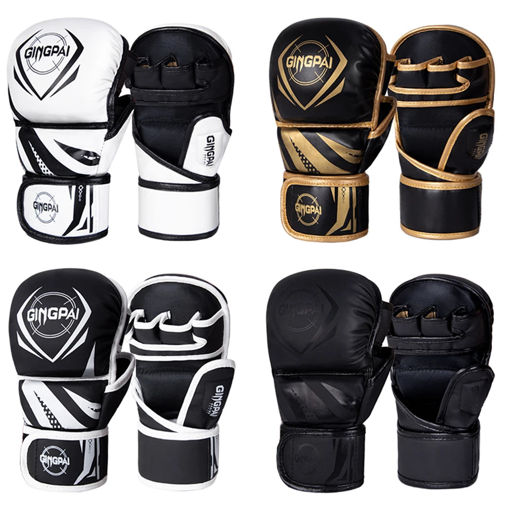 Professional MMA Half-Finger Boxing Gloves