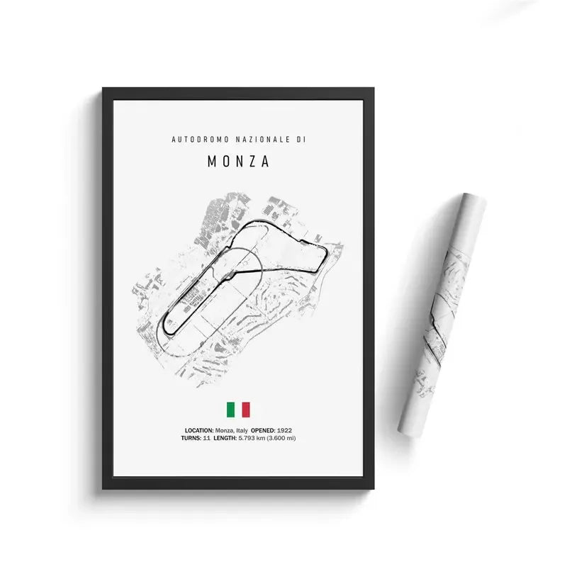 Formula 1 Race Circuits Art Home Decoration Picture