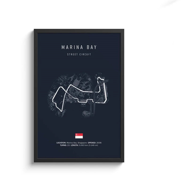 Formula 1 International Track Circuit Canvas