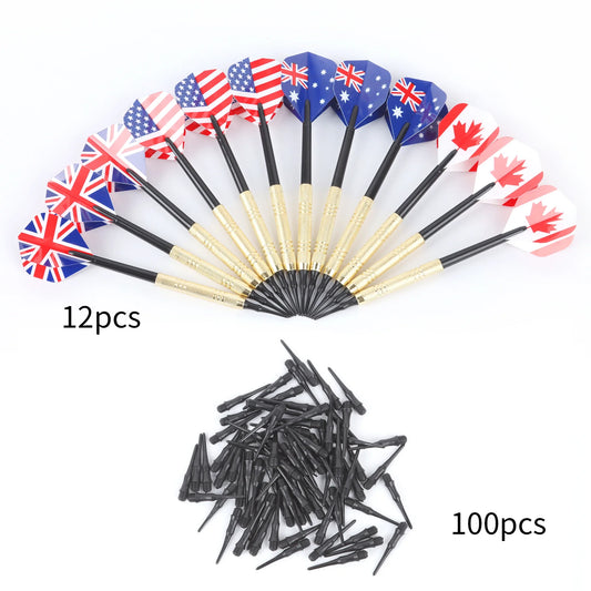 14g 12 Pcs Darts & 36 Plastic Tips