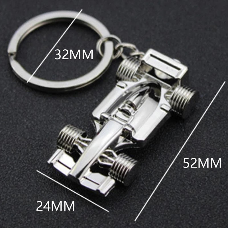 Fashion Formula 1 Racing Car Pendant Keychain