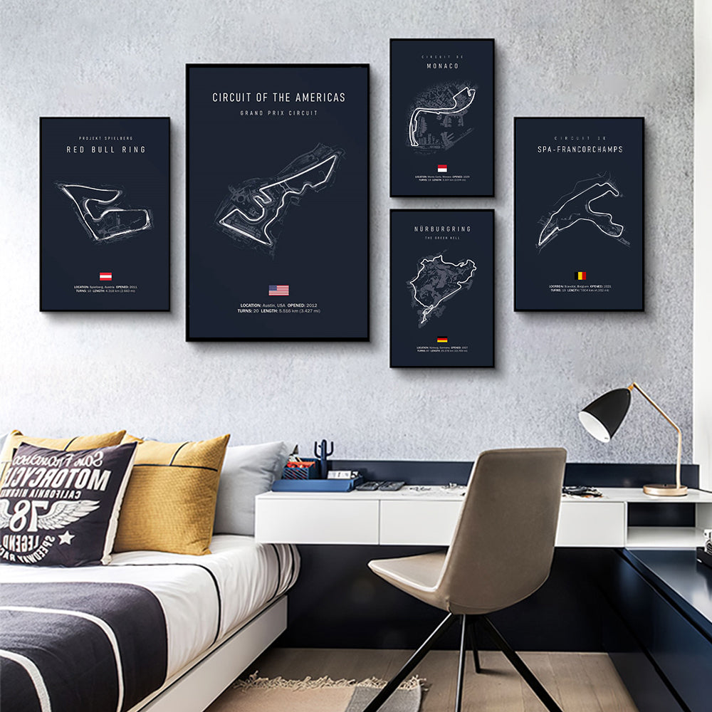 Formula 1 International Track Circuit Canvas