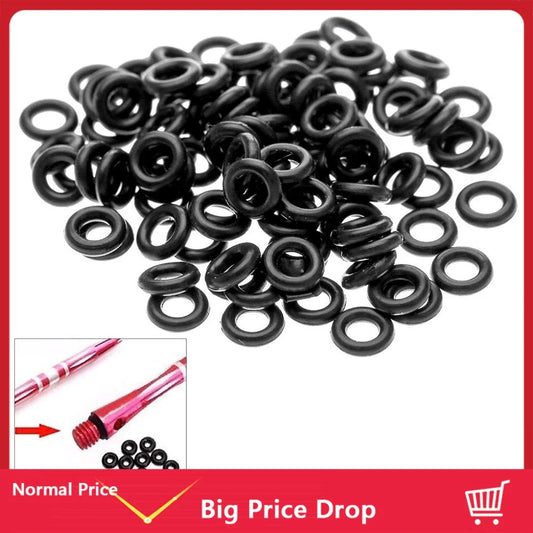 30PCS Dart Rubber O Ring For Shaft Installer Tool Dart Accessories Black