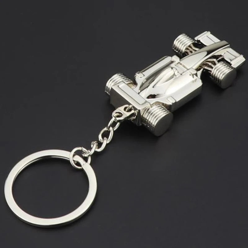 Fashion Formula 1 Racing Car Pendant Keychain