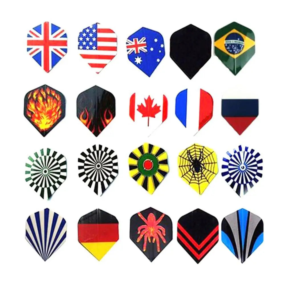 60PCS Cool Standard Dart Flights