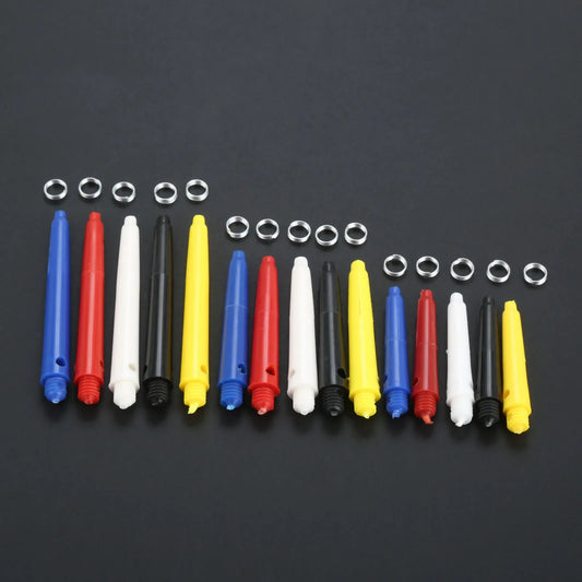 50pcs 27mm/35mm/45mm/48mm Nylon Darts Shaft 4.5mm Screw Thread Dart Stem And 50pcs Stainless Steel O Ring