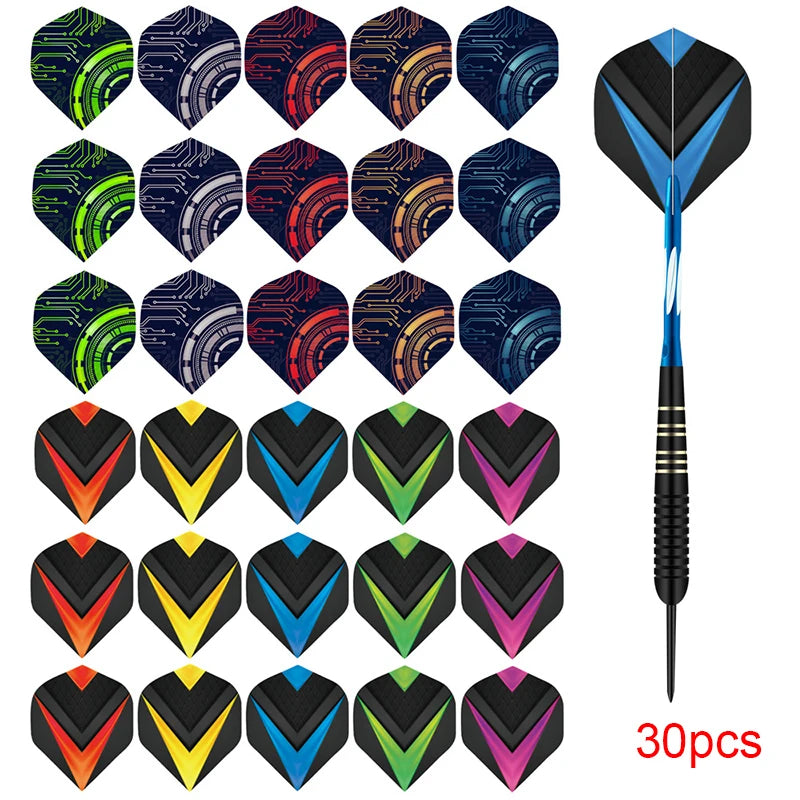 15pcs-30pcs Dart Flights Multiple Styles