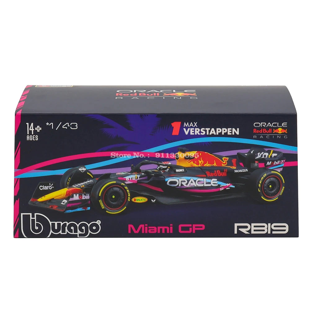 Bburago 1:43 2023 F1 Red Bull Racing RB19 car model & Others