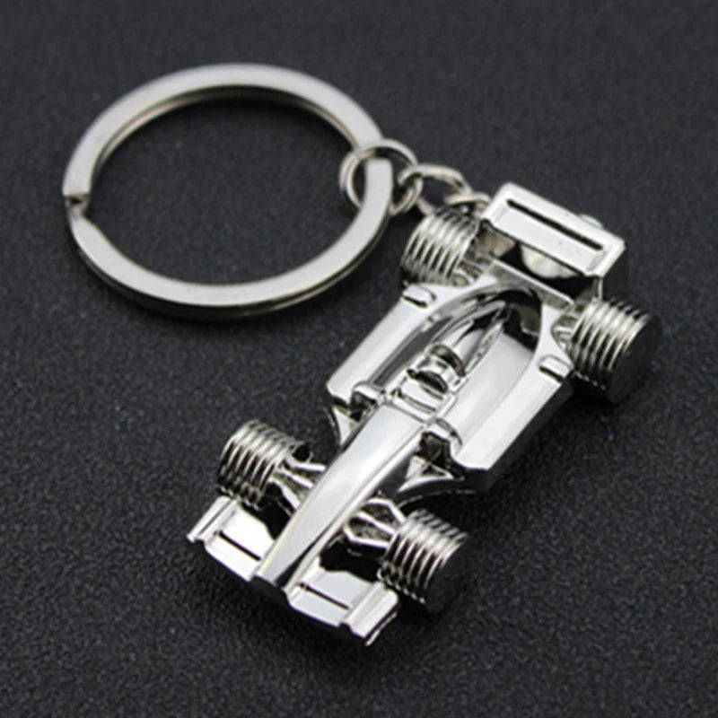 Fashion Formula 1 Racing Car Pendant Keychain