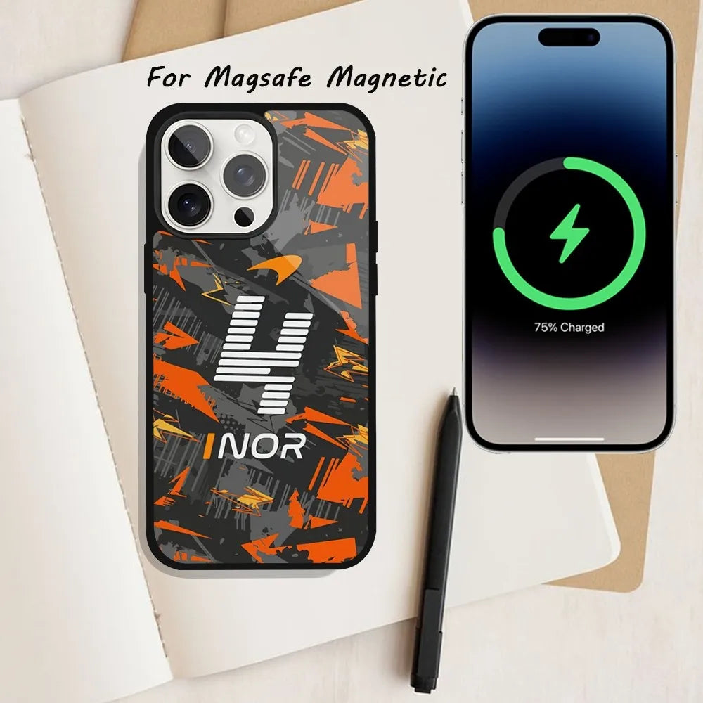 Formula 1 Lando Norris Wireless Charging Phone Case