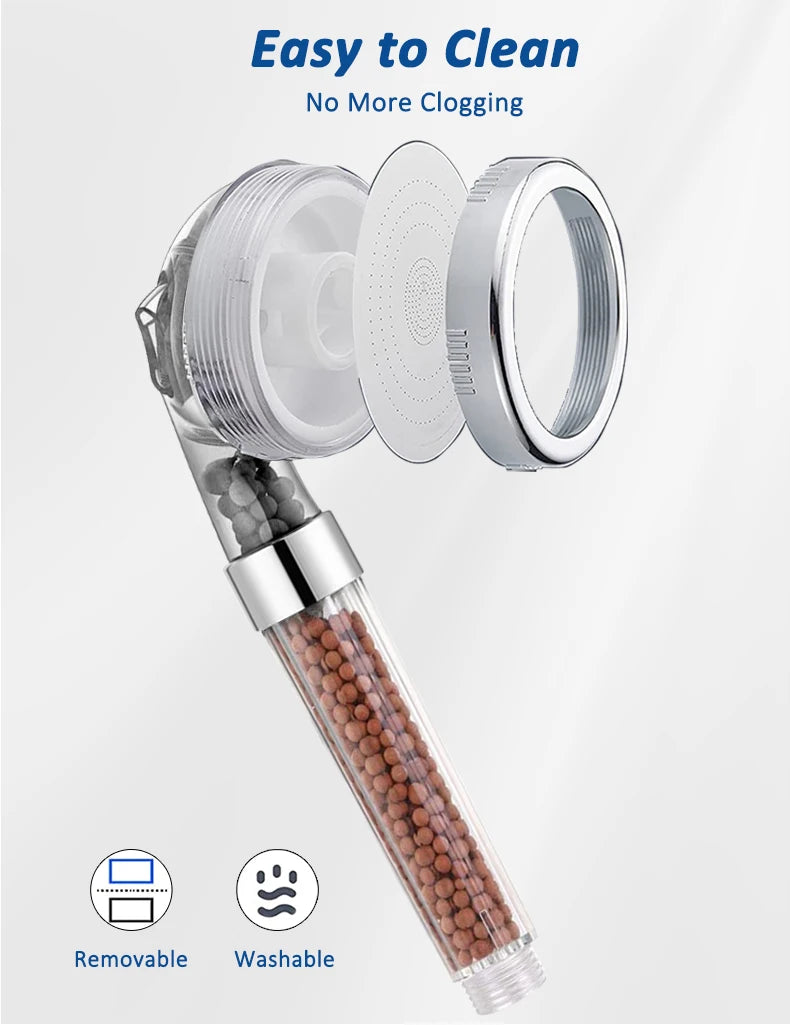 Adjustable Jetting Shower Head High Pressure Nozzle