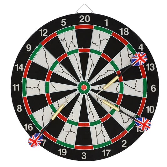 36CM Professional Double-sided Dart Board with 6 Darts