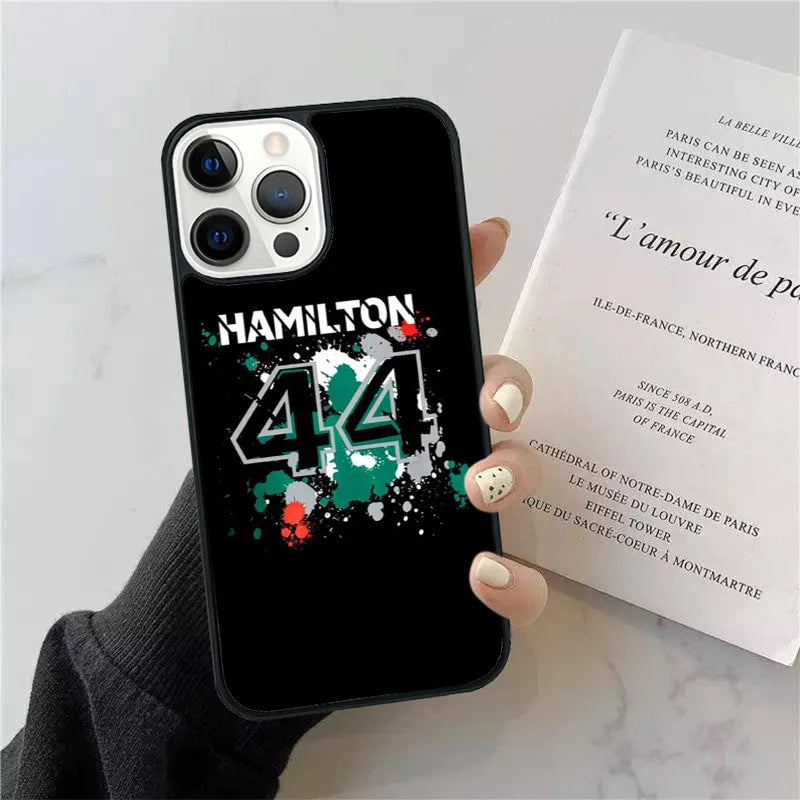 Lewis Hamilton 44 F1 Phone Case Cover For iPhone 15 14 Plus 11 12 mini 13 Pro Max Apple 6 7 8 X XR XS max