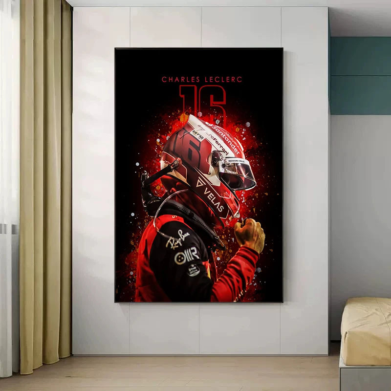 F1 Legend Lewis Hamilton Poster Canvas Painting Home Decoration