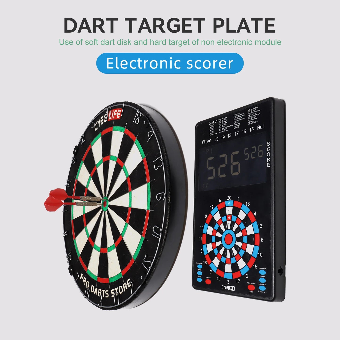 CyeeLife Dart Scoring Electronic