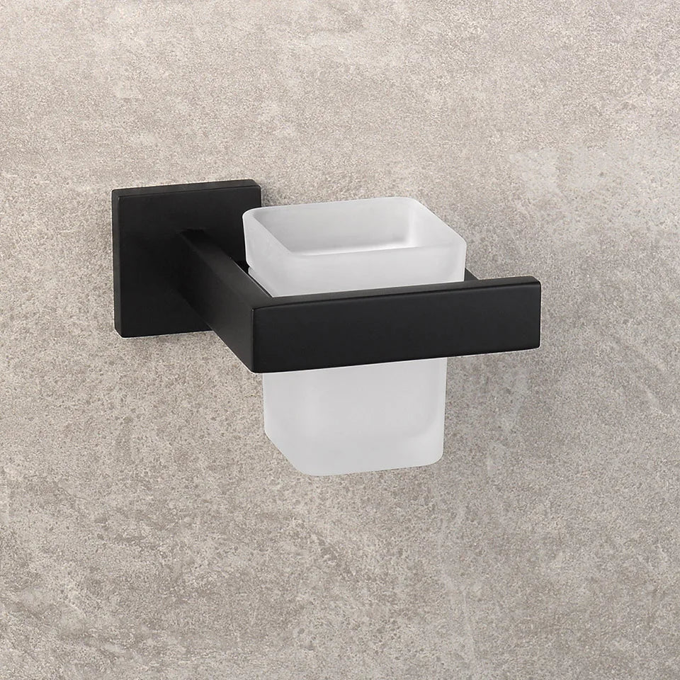 Matte Black Bathroom Hardware Sets