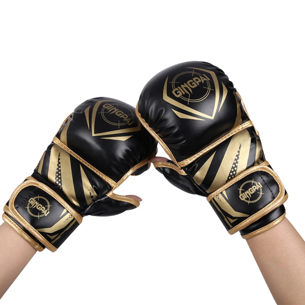 Professional MMA Half-Finger Boxing Gloves