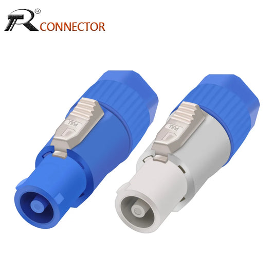 10pcs/lot 3 PIN AC Powercon Connector Male Plug NAC3FCA NAC3FCB AC Power Plug 20A/250V