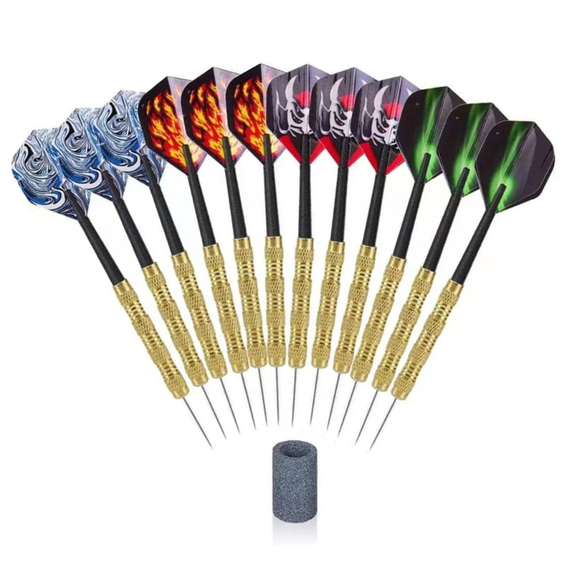 14g Iron Set of 12pcs Steel Tip Professional Darts