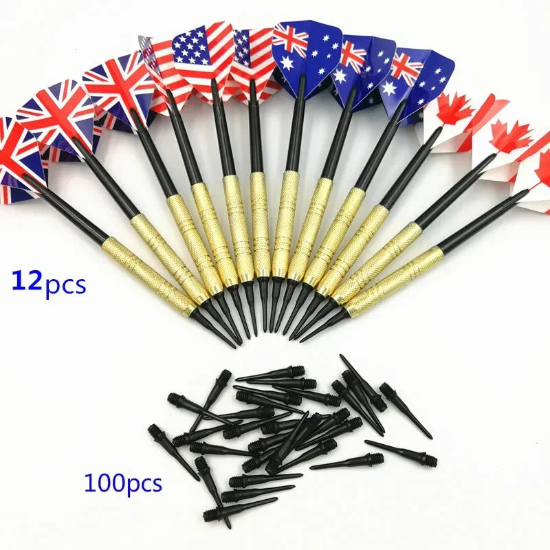 14g 12 Pcs Darts & 36 Plastic Tips