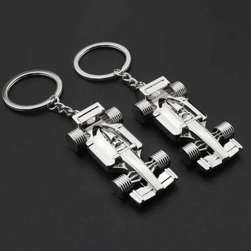 Fashion Formula 1 Racing Car Pendant Keychain